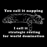 Funny Cat Napping Strategic Resting World Domination T Shirt Youth Zipper Hoodie | Artistshot