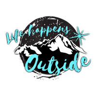 Life Happens Outside Adventure Mountain Camping Overlanding T Shirt Youth Tee | Artistshot