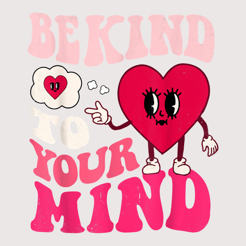 Be Kind To Your Mind Heart Valentine's Day Couple (on Back) T Shirt Pocket T-Shirt by prix5d5gosson | Artistshot