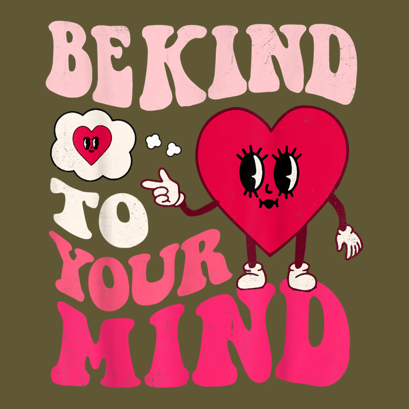 Be Kind To Your Mind Heart Valentine's Day Couple (on Back) T Shirt Vintage Short by prix5d5gosson | Artistshot