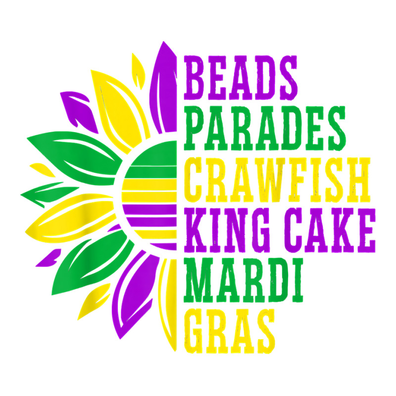 Beads Parades Crawfish King Cake Mardi Gras Celebration T Shirt Crewneck Sweatshirt | Artistshot