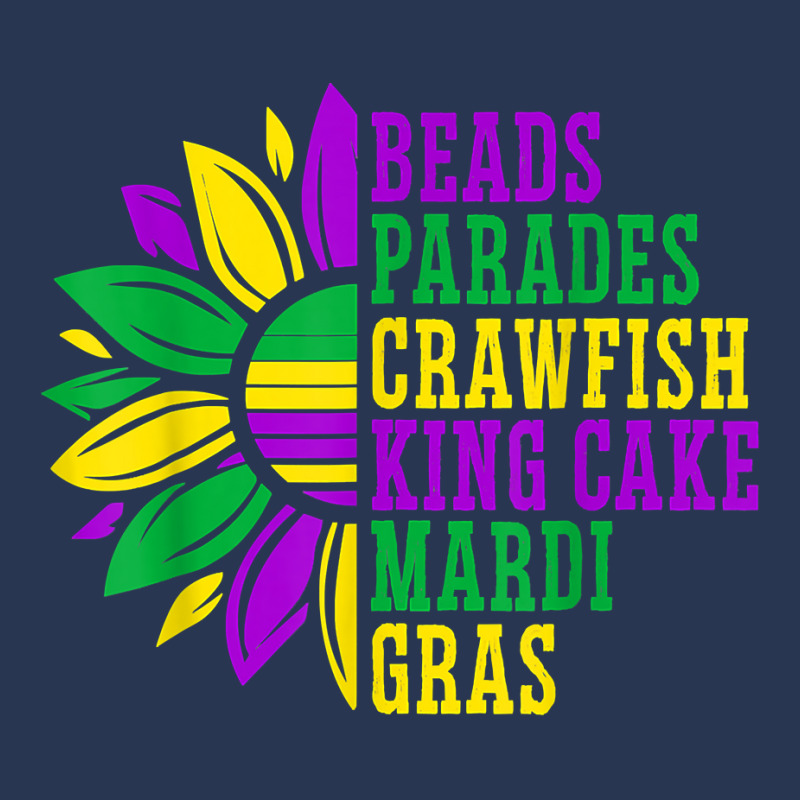 Beads Parades Crawfish King Cake Mardi Gras Celebration T Shirt Men Denim Jacket | Artistshot