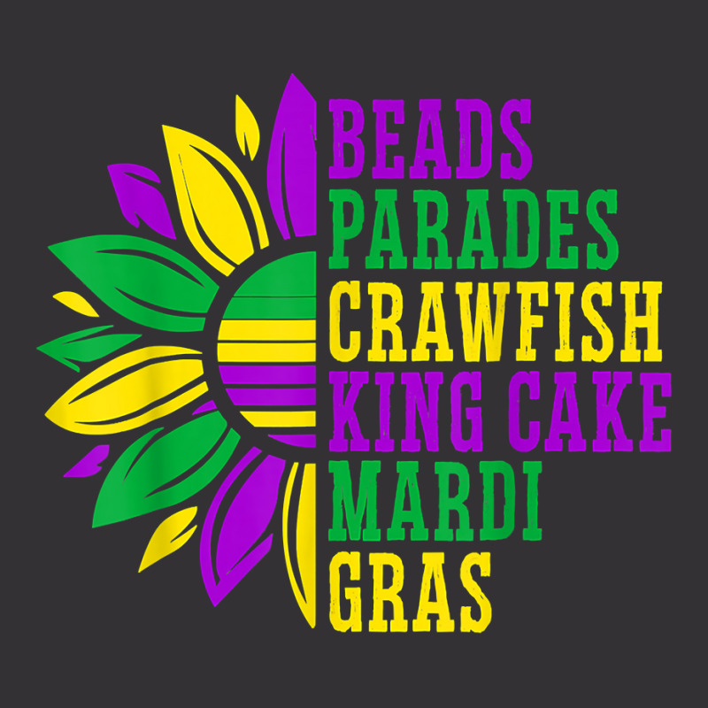 Beads Parades Crawfish King Cake Mardi Gras Celebration T Shirt Vintage Hoodie | Artistshot