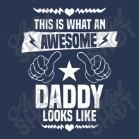 Awesome Daddy Looks Like Ladies Denim Jacket | Artistshot