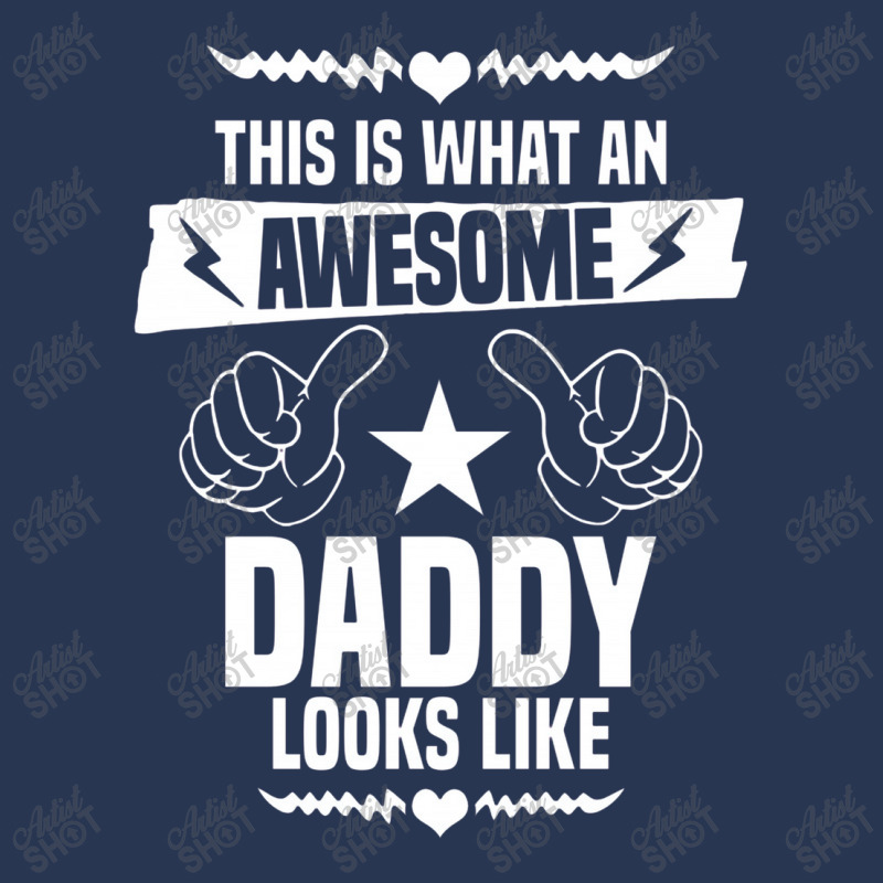 Awesome Daddy Looks Like Ladies Denim Jacket by sugirah | Artistshot