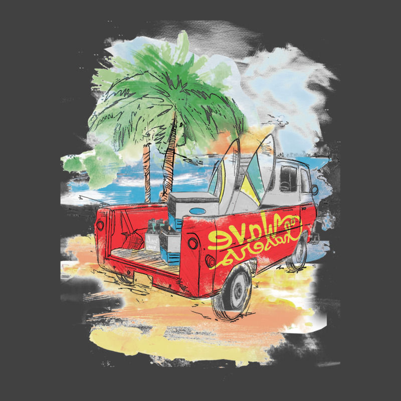 Beach Car Sunset Vintage T-shirt | Artistshot