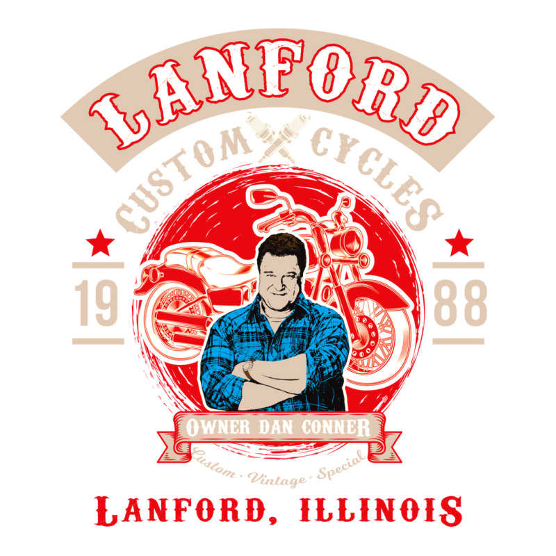 Lanford Custom Cycles Dan Conner Unisex Hoodie by hotheserosq | Artistshot