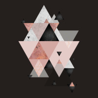 Geometric Compilation In Rose Gold And Blush Pink Tank Top | Artistshot