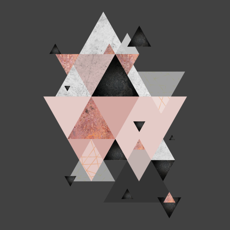 Geometric Compilation In Rose Gold And Blush Pink Vintage T-shirt | Artistshot