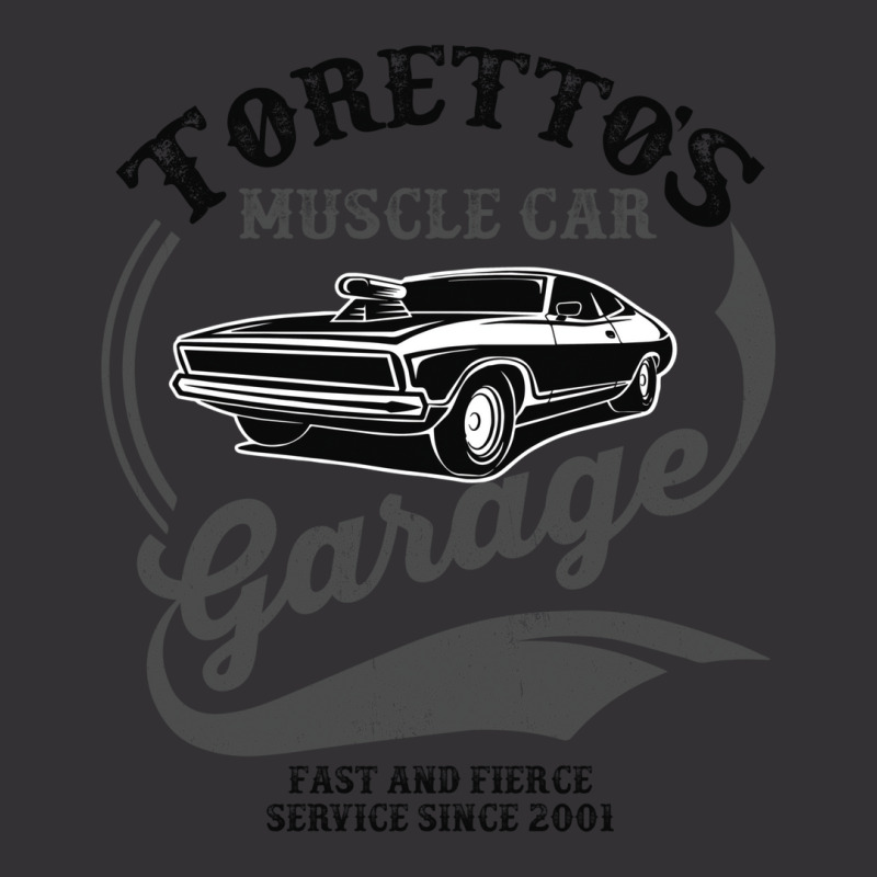 Toretto's Muscle Car Garage Lts 1 Vintage Hoodie | Artistshot