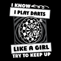 Darting Girl Dartboard   Arrow Darts T Shirt V-neck Tee | Artistshot