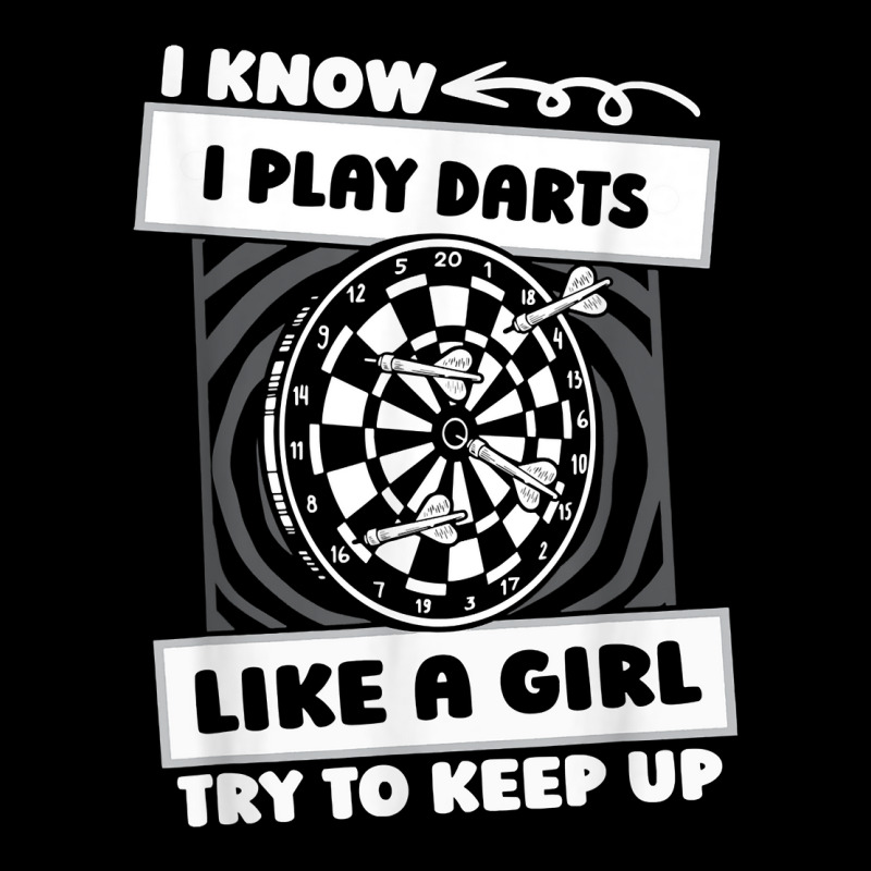 Darting Girl Dartboard   Arrow Darts T Shirt V-Neck Tee by corrinwpxbilal | Artistshot