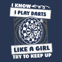 Darting Girl Dartboard   Arrow Darts T Shirt Men Denim Jacket | Artistshot