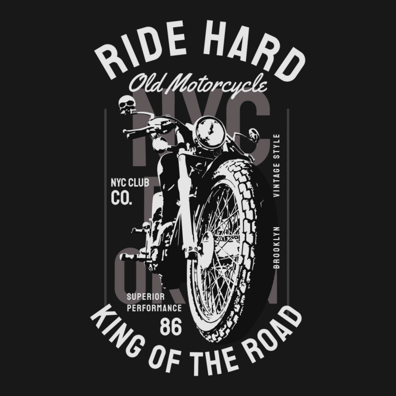 Ride Hard Old Motorcycle Flannel Shirt by vilykinuef | Artistshot