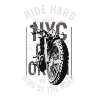 Ride Hard Old Motorcycle V-neck Tee | Artistshot