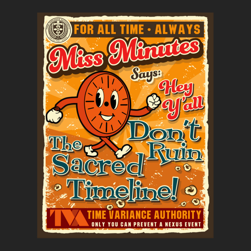 Tva Miss Minutes Retro Poster 3/4 Sleeve Shirt | Artistshot