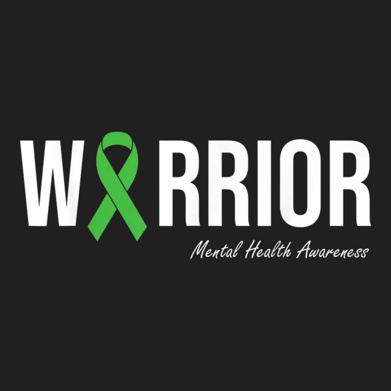 Mental Health Awareness Green Ribbon T-shirt | Artistshot