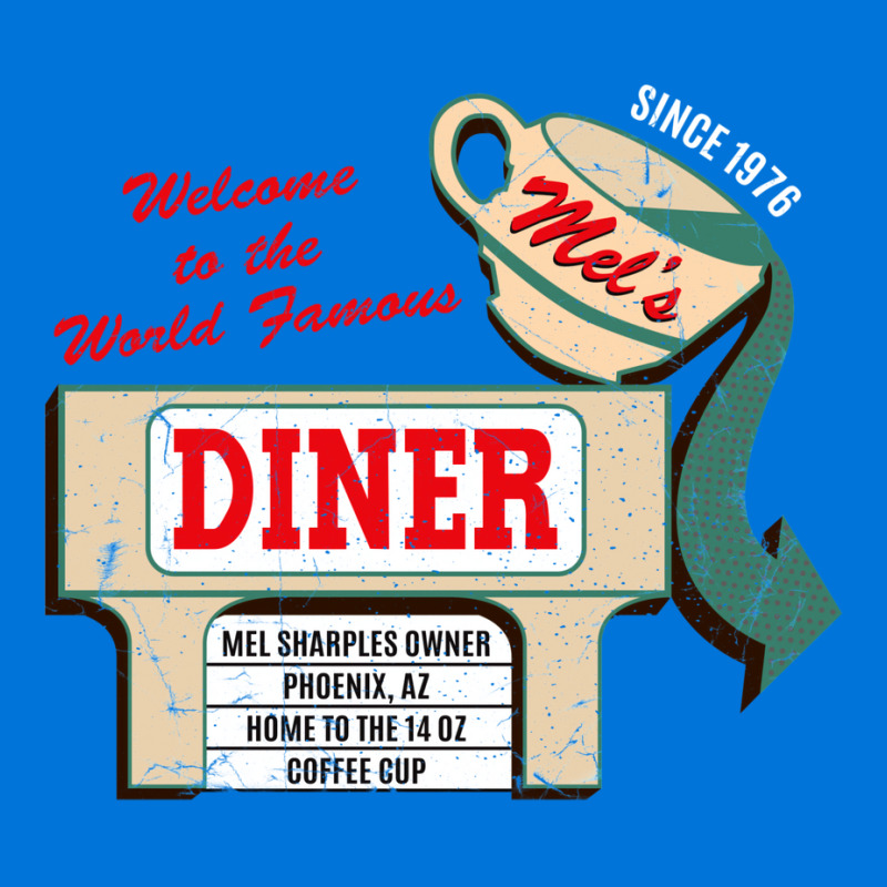 Mel's Diner Worn Graphic T-shirt by uezawataish2 | Artistshot