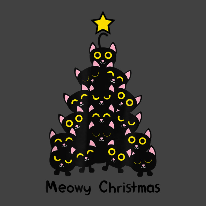 Meowy Cat Christmas Tree Shirt Men Women T Shirt Plus Size Vintage T-shirt | Artistshot