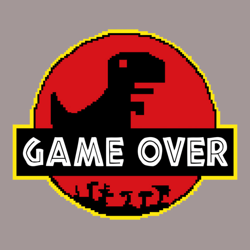 Game Over Video Dino Park No Internet Signal Vintage Hoodie by glealcongerj | Artistshot