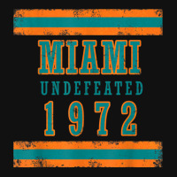 Miami Undefeated 1972 Shirt Vintage Sports Tee Graphic T-shirt | Artistshot