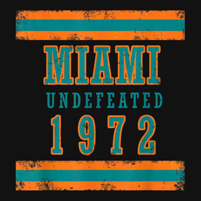 Miami Undefeated 1972 Shirt Vintage Sports Tee Graphic T-shirt | Artistshot