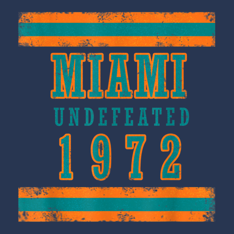 Miami Undefeated 1972 Shirt Vintage Sports Tee Men Denim Jacket | Artistshot