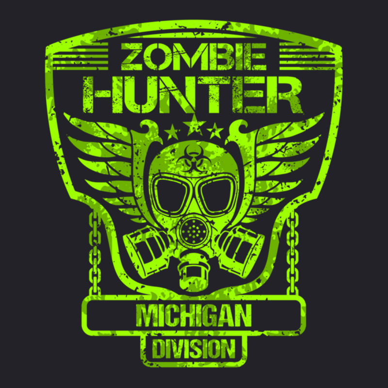 Michigan Zombie Hunter Hoodie Unisex Sherpa-lined Denim Jacket | Artistshot