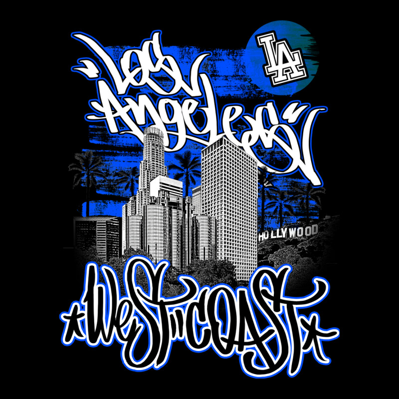 Los Angeles Buildings V-Neck Tee by hotheserosq | Artistshot