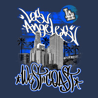 Los Angeles Buildings Men Denim Jacket | Artistshot