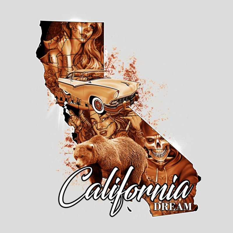 Los Angeles Cali Collage Men's Polo Shirt by hotheserosq | Artistshot