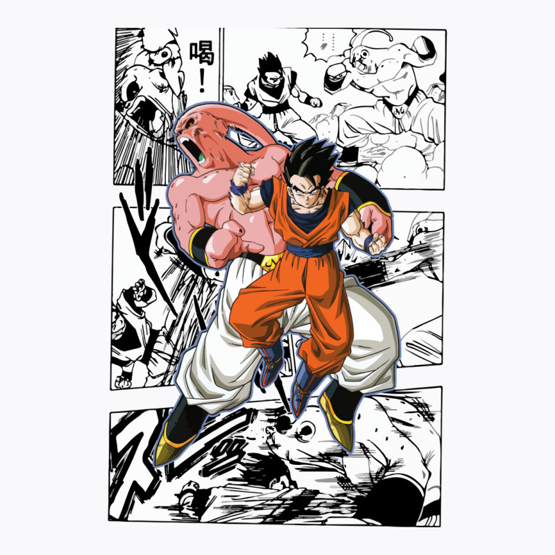 Gohan Vs Majin Bu T-Shirt by glealcongerj | Artistshot