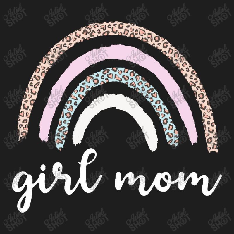 Gift  Girl Mom Mama Rainbow With Leopard Skin Classic T-shirt | Artistshot