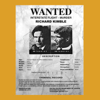 Wanted Fugitive Flyer R Kimble T-shirt | Artistshot