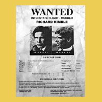 Wanted Fugitive Flyer R Kimble Graphic T-shirt | Artistshot