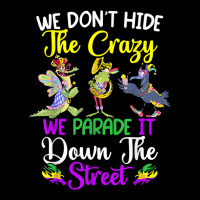 Don't Hide The Crazy We Parade It Down The Street Mardi Gras T Shirt Long Sleeve Shirts | Artistshot