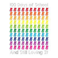 Cute 100 Days Of School And Still Loving It Hearts 100th Day T Shirt Youth Zipper Hoodie | Artistshot