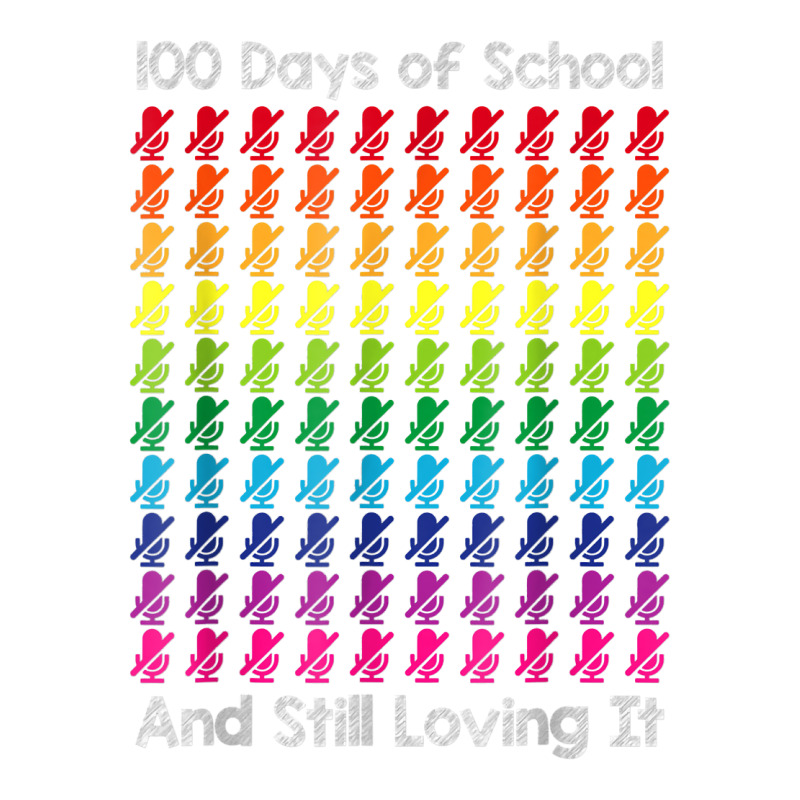 Cute 100 Days Of School And Still Loving It Hearts 100th Day T Shirt Youth Zipper Hoodie | Artistshot