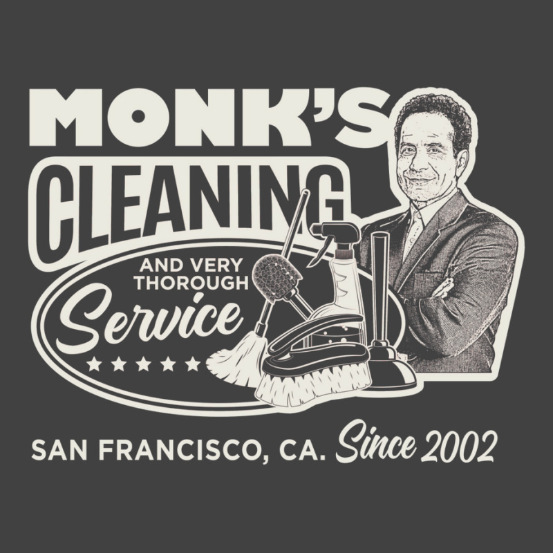 Monk's Cleaning Service Vintage T-Shirt by uezawataish2 | Artistshot