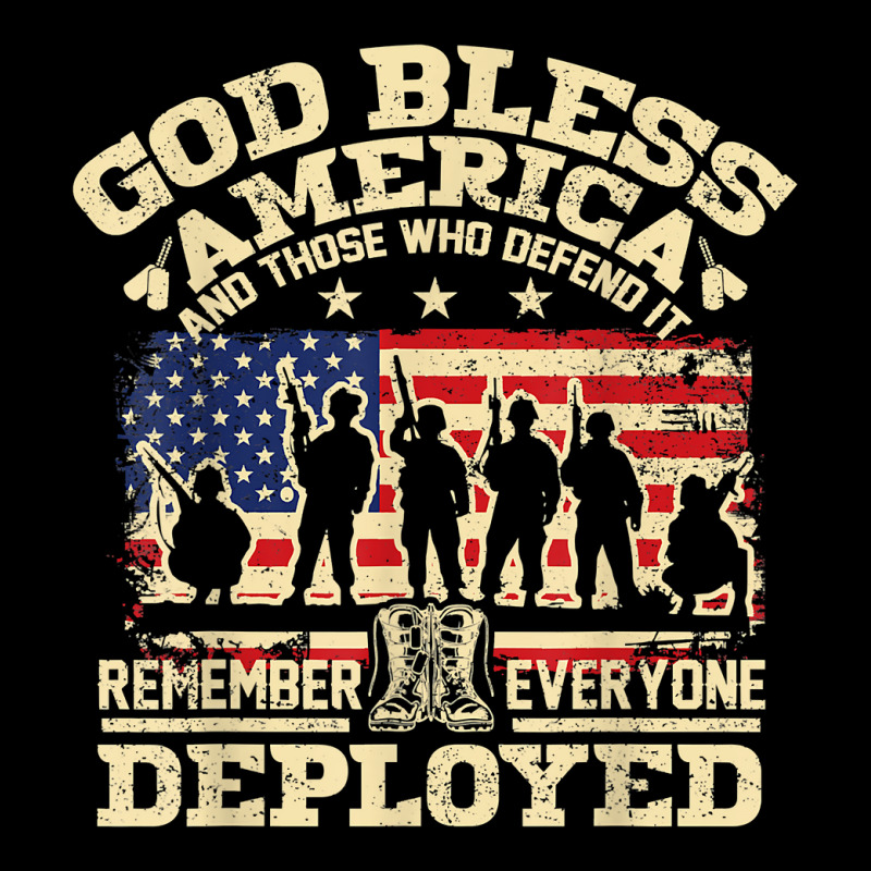 Red Friday God Bless America Remember Everyone Deployed Pocket T-shirt | Artistshot