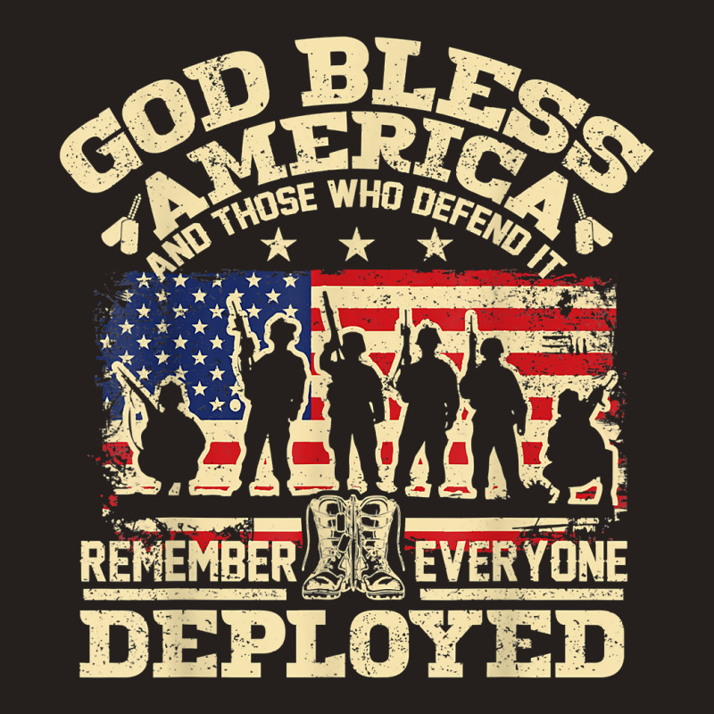 Red Friday God Bless America Remember Everyone Deployed Tank Top | Artistshot