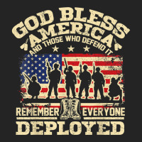 Red Friday God Bless America Remember Everyone Deployed 3/4 Sleeve Shirt | Artistshot