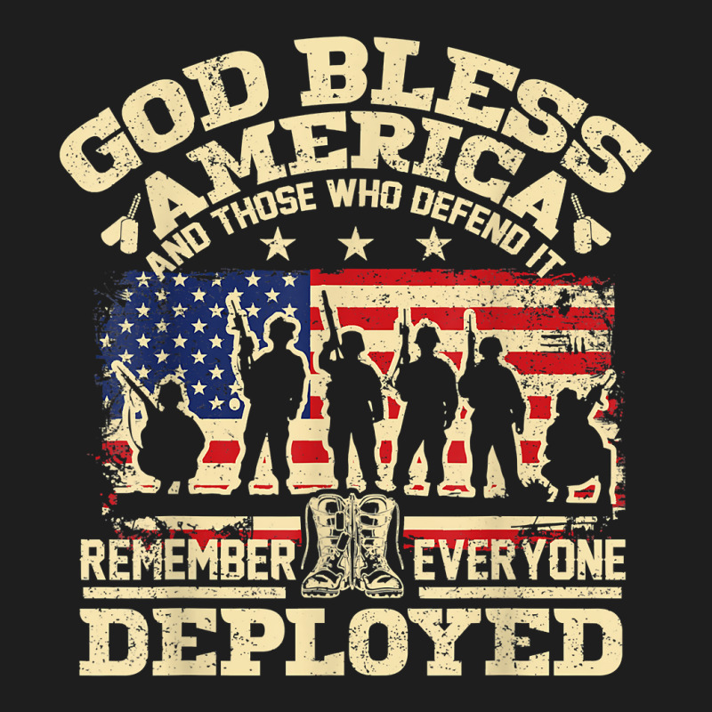 Red Friday God Bless America Remember Everyone Deployed Classic T-shirt | Artistshot