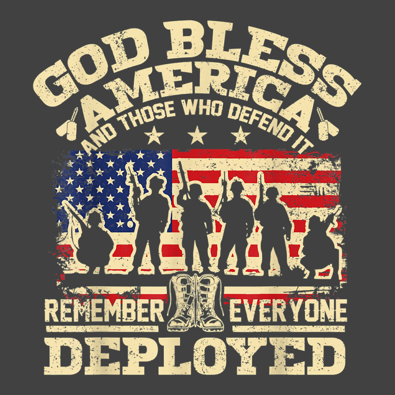 Red Friday God Bless America Remember Everyone Deployed Vintage T-shirt | Artistshot