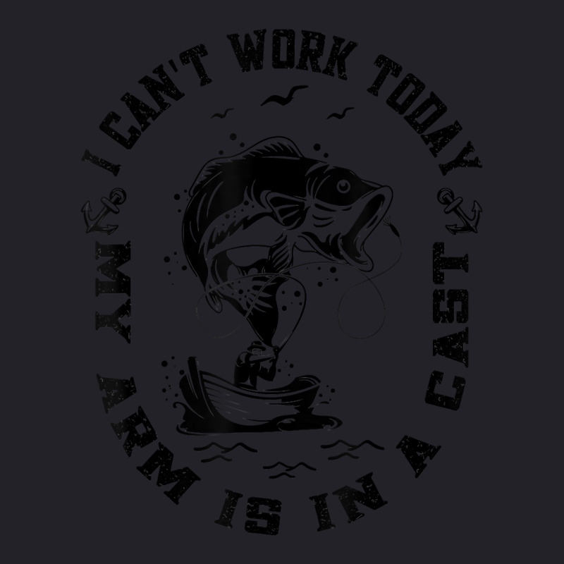 Fisherman I Can't Work Today My Arm Is In A Cast Funny Fish T Shirt Unisex Sherpa-lined Denim Jacket | Artistshot