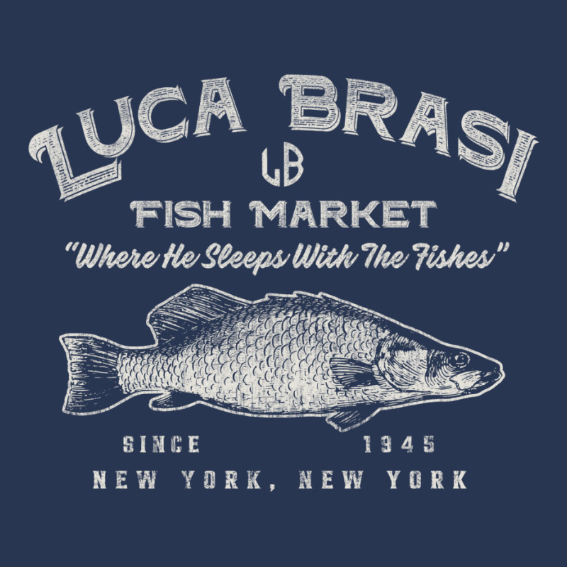 Luca Brasi Fish Market Worn Dks Men Denim Jacket by hotheserosq | Artistshot