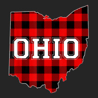 Red Plaid State Of Ohio Pride Striped Graphic Design Unisex Hoodie | Artistshot