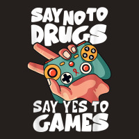 Red Ribbon Squad Week Say No To Say Yes To Video Games Tank Top | Artistshot