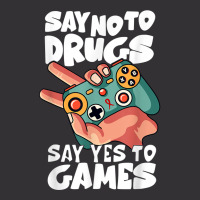 Red Ribbon Squad Week Say No To Say Yes To Video Games Vintage Short | Artistshot