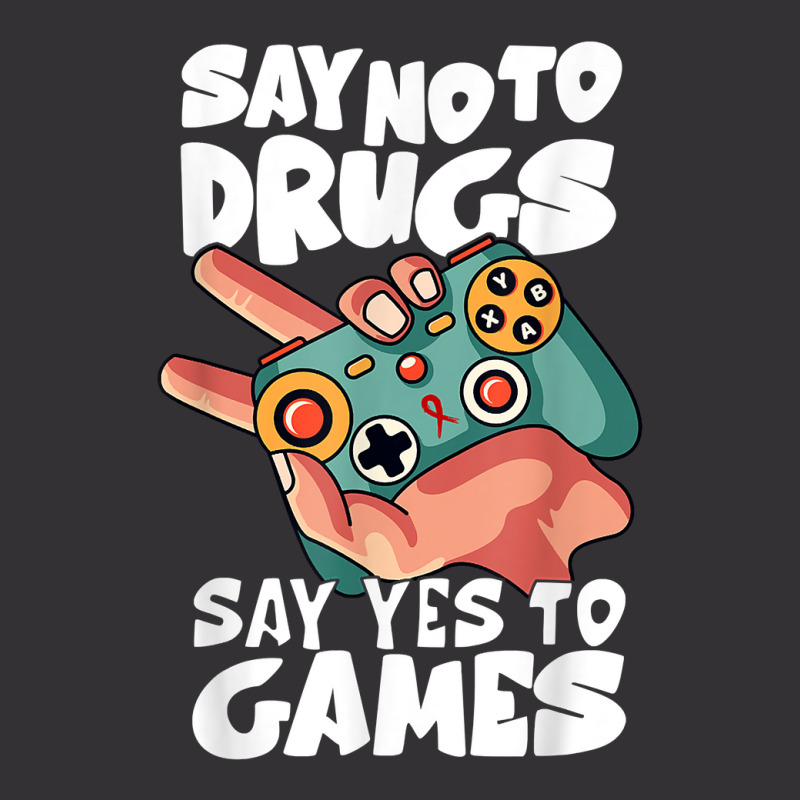 Red Ribbon Squad Week Say No To Say Yes To Video Games Vintage Short | Artistshot